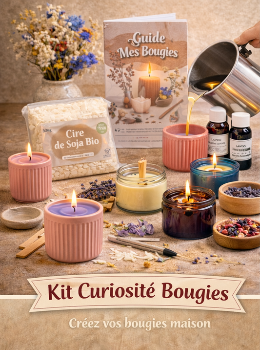 Kit Curiosité – Bougies : créez votre ambiance maison