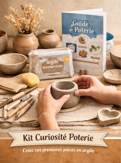 Kit Curiosité - "Main à la pâte" : Créez votre première pièce en toute simplicité
