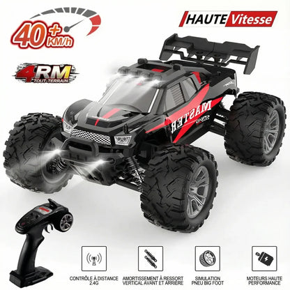 Monster Truck RC Tout-Terrain - Beast-Truck 4x4 Haute Vitesse