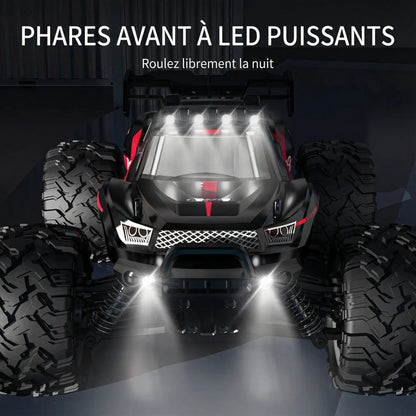 Monster Truck RC Tout-Terrain - Beast-Truck 4x4 Haute Vitesse